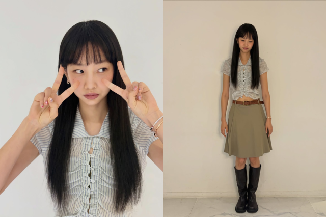 정호연이 영화 호프 일정 후 공개한 근황 사진